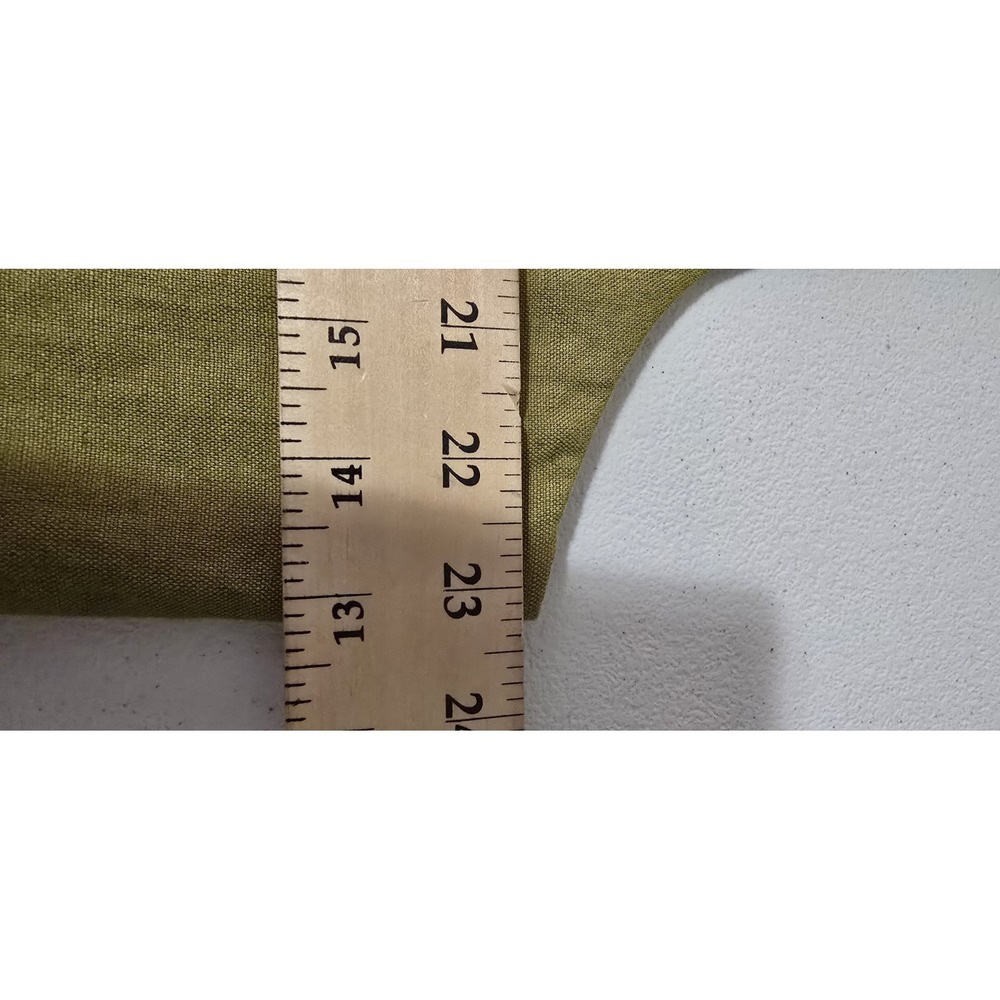 The Drop Women's ESMA Linen BLEND Vest Size XL Olive - Picture 4 of 6